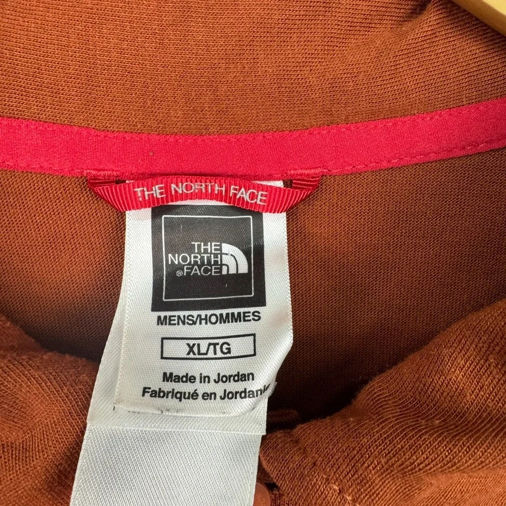 The North Face Polo Shirt Mens XL Burnt Orange Short Sleeve VaporWick Breathable